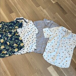 Bundle of 4 youth XL button down shirts